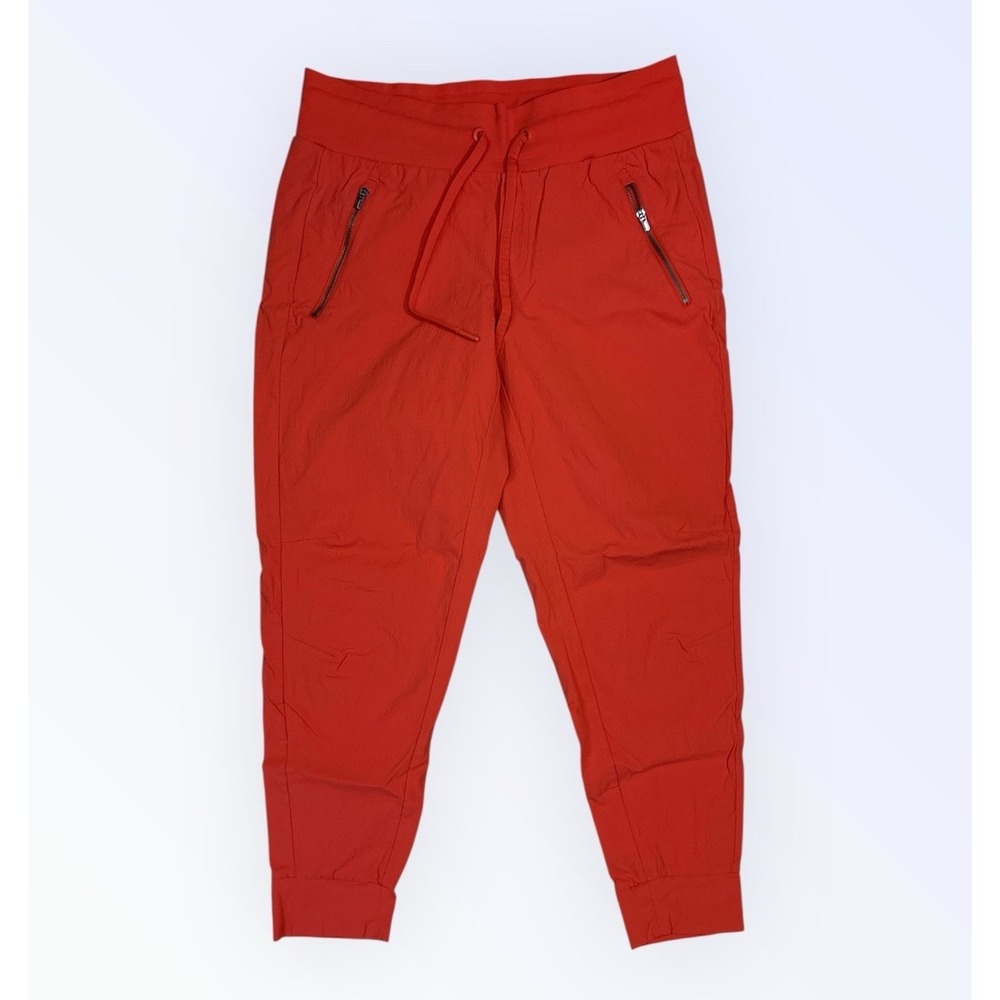 Athleta Trekkie North Jogger Pant Flame Orange Size 6 Lightweight